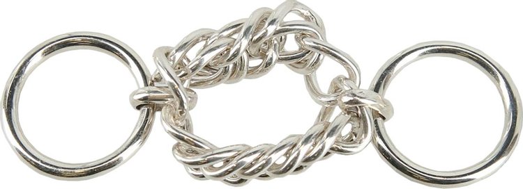 Ambush Chain Link Ring 'Metallic Silver'