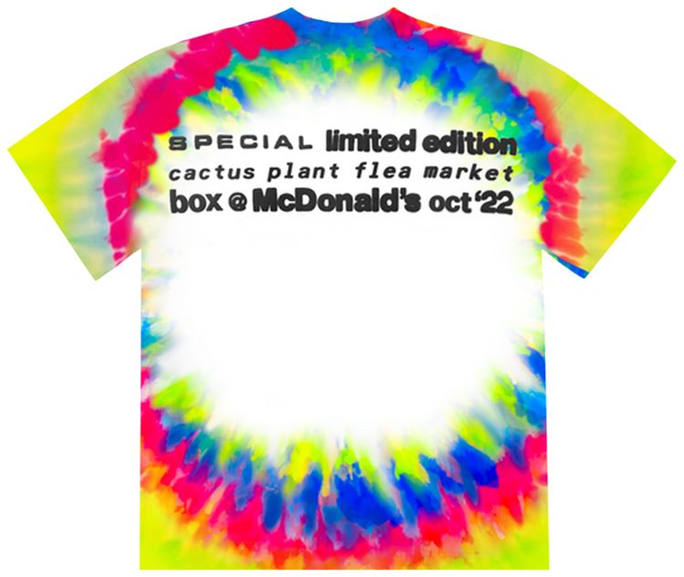 Cactus Plant Flea Market x McDonalds Cactus Buddy And Friends Tee Custom Tie Dye