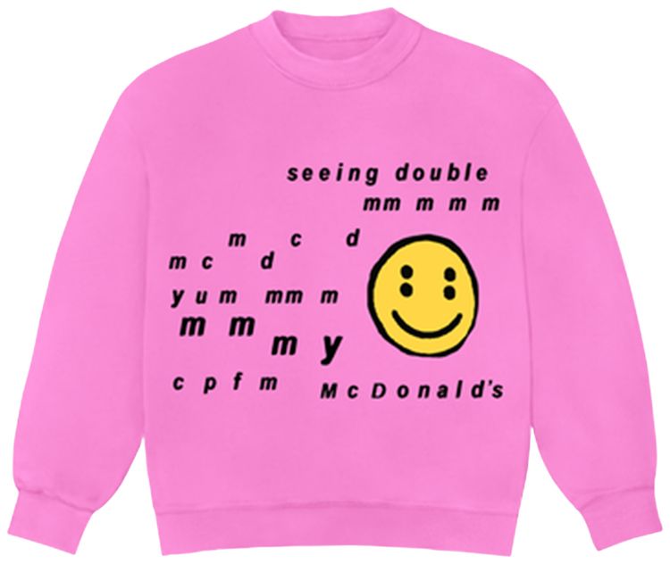 Cactus Plant Flea Market x McDonald's Seeing Double Hoodie 'Pink'
