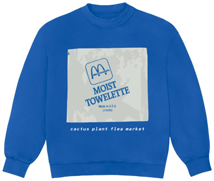 Cactus Plant Flea Market x McDonalds Moist Towelette Crewneck Patient