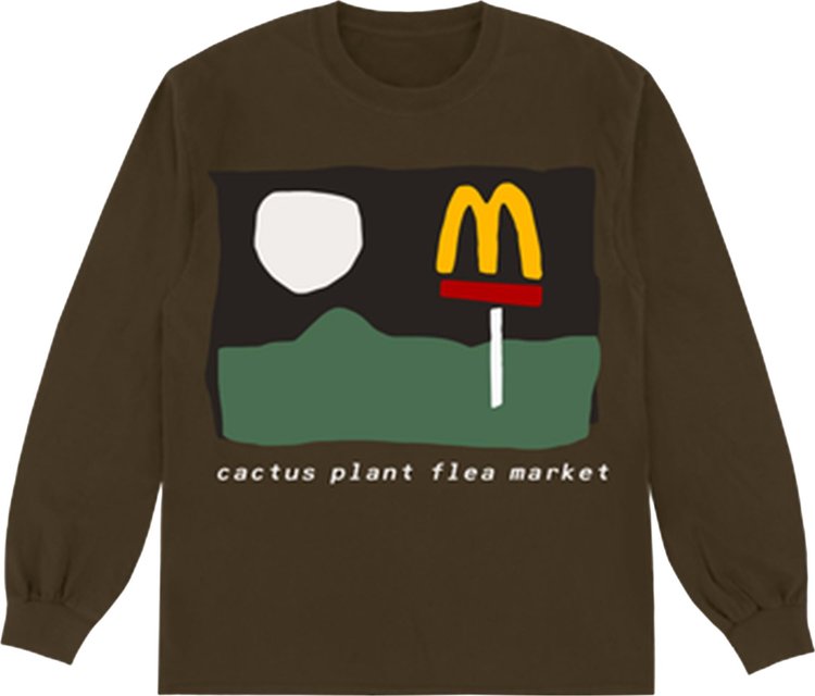 Cactus Plant Flea Market x McDonald's 24/7 Long-Sleeve 'Clove'