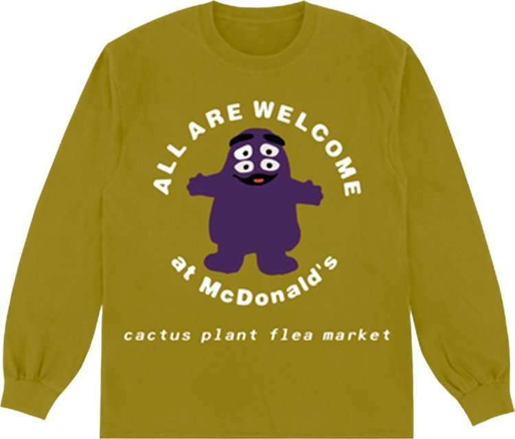 Cactus Plant Flea Market x McDonald's Grimace Long-Sleeve 'Pickle'