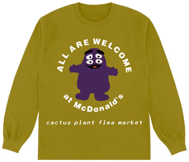 Cactus Plant Flea Market x McDonalds Grimace Long Sleeve Pickle
