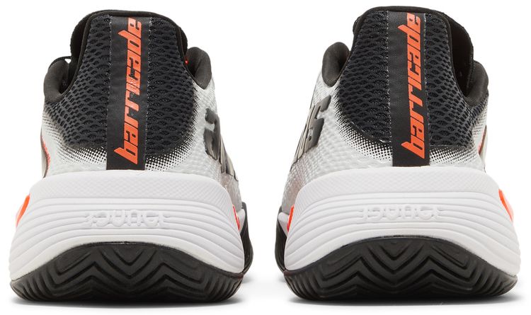 Adidas Barricade White Black Solar Red