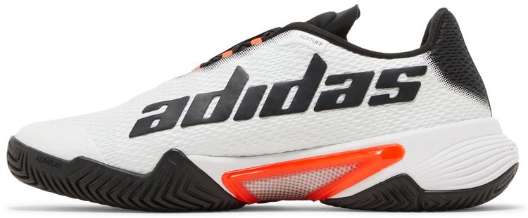 Adidas Barricade White Black Solar Red