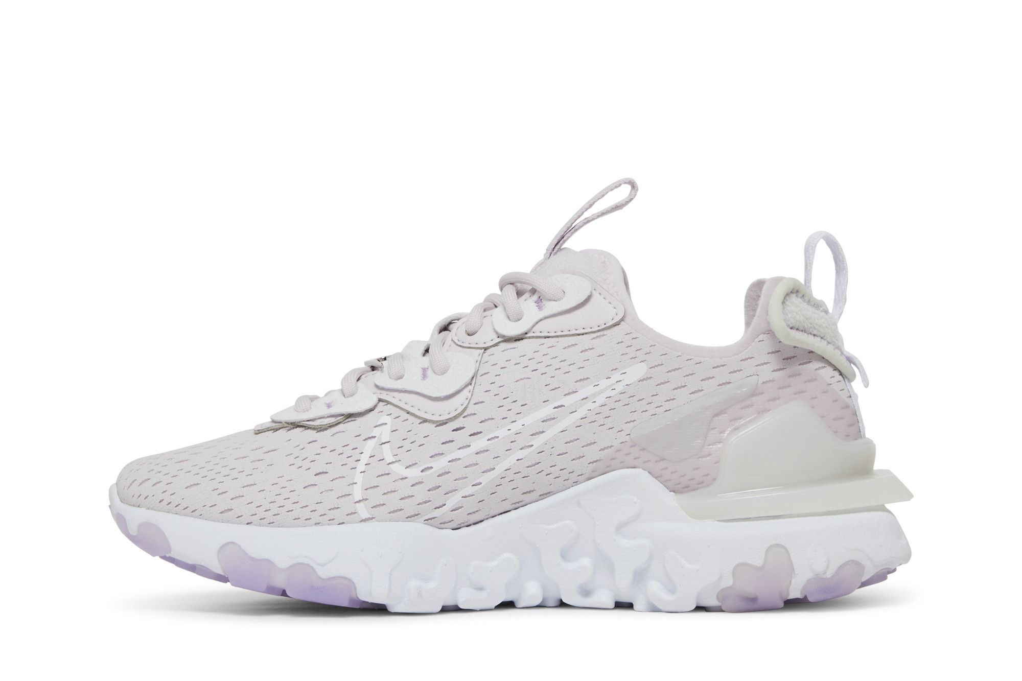 lilac nike react vision
