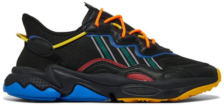 Angel Chen x adidas Ozweego Black Collegiate Green