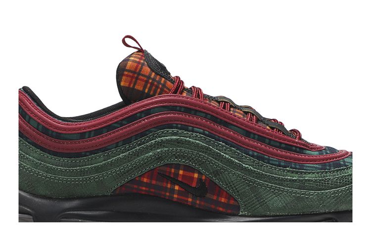 Nike Air Max 97 NRG \'Jacket Pack\' Size US 7M Team Red/Midnight Spruce Plaid Fall Nike Air Max 97 NRG  main image 4