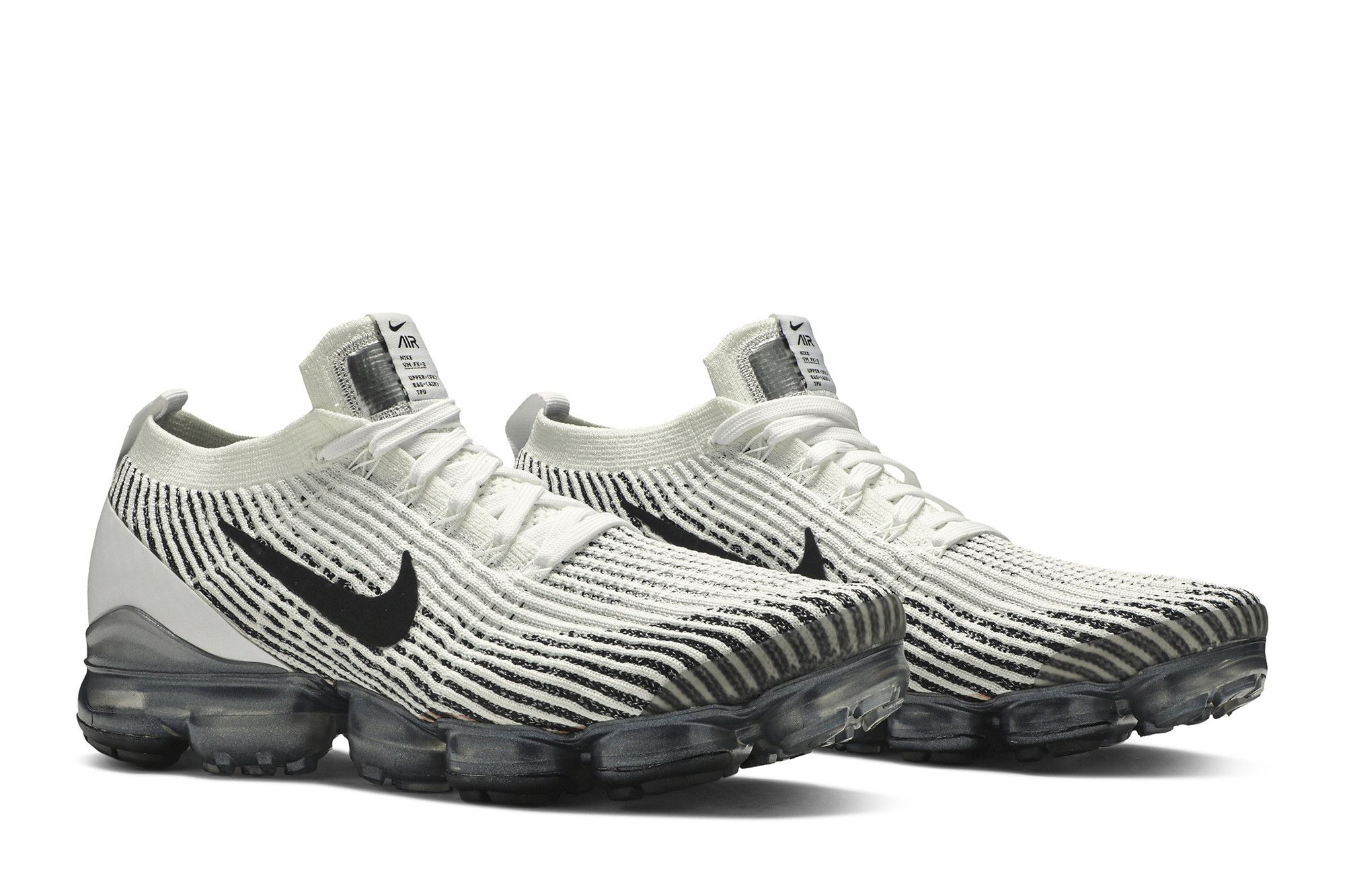 Vapormax flyknit zebra on sale