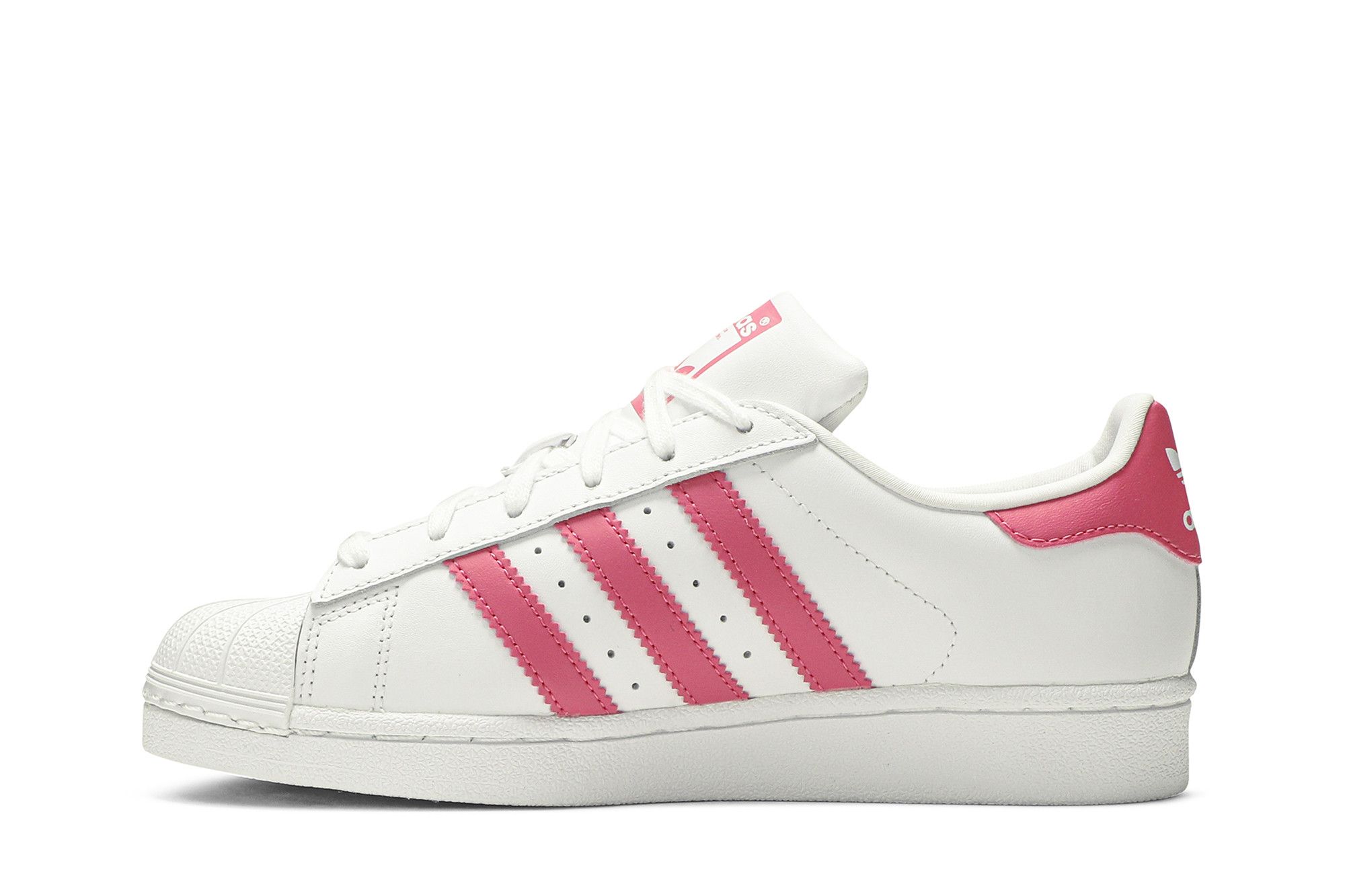 Buy Superstar J White Real Pink CG6608 GOAT