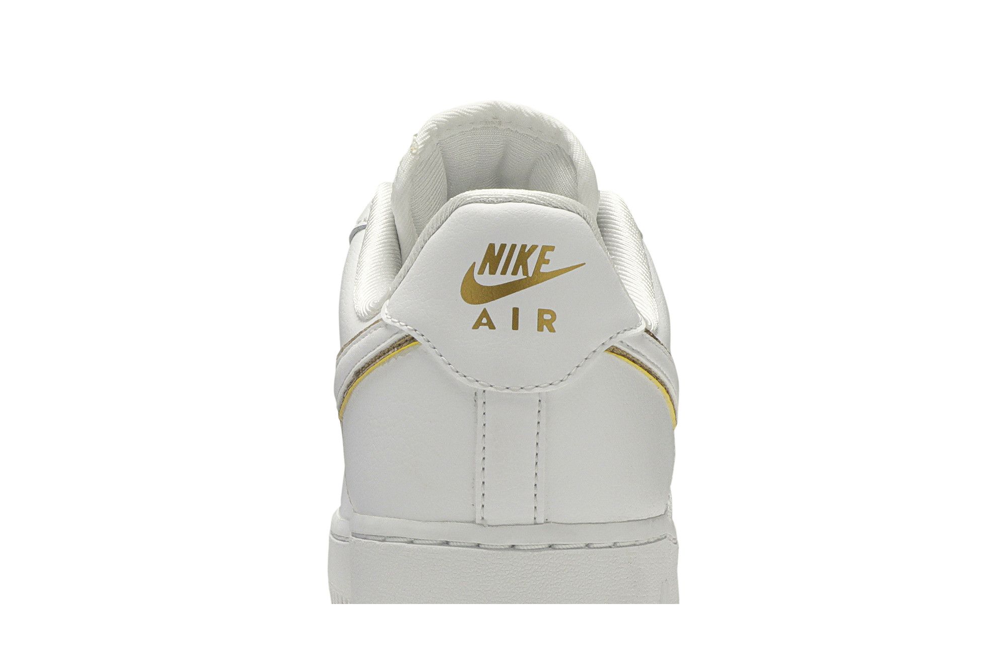 Nike air force 1 '07 ess white/metallic gold clearance