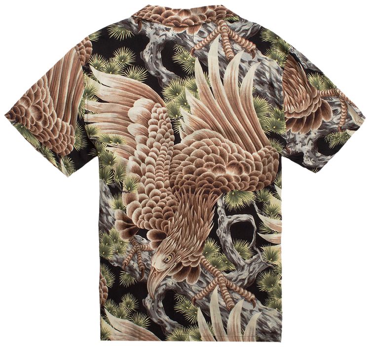 Stussy Big Falcon Shirt Black