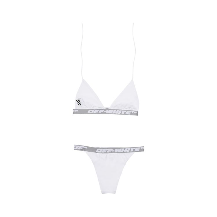 Off White Industrial Triangle Bikini White