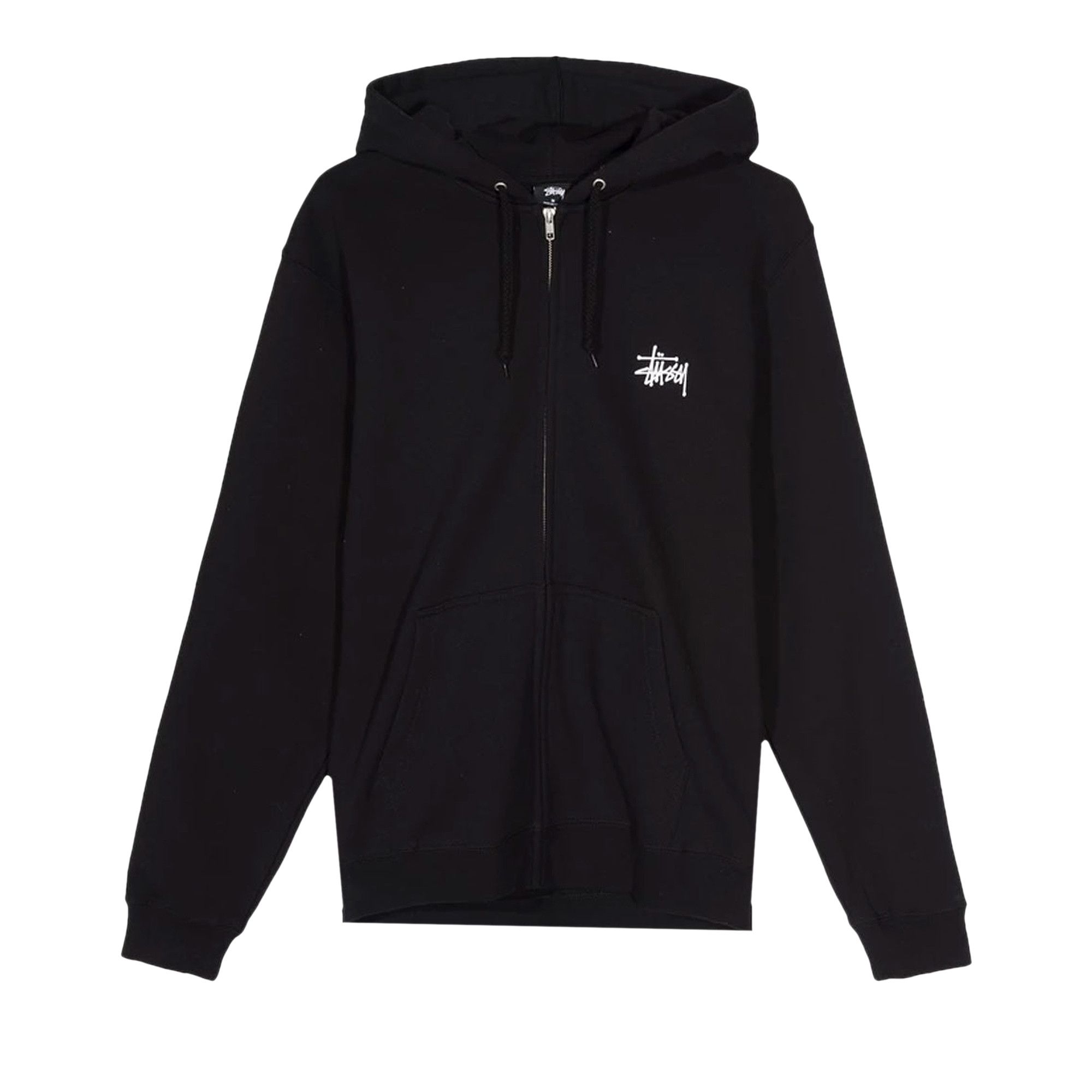 Basic stüssy zip hood discount