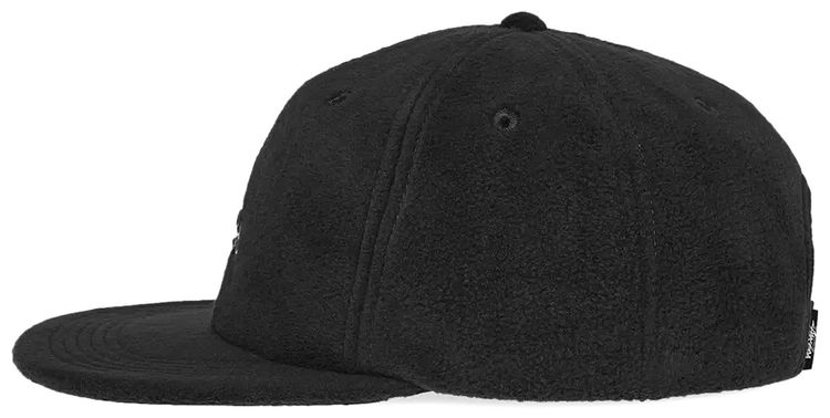Stussy Polar Fleece Strap Cap Black
