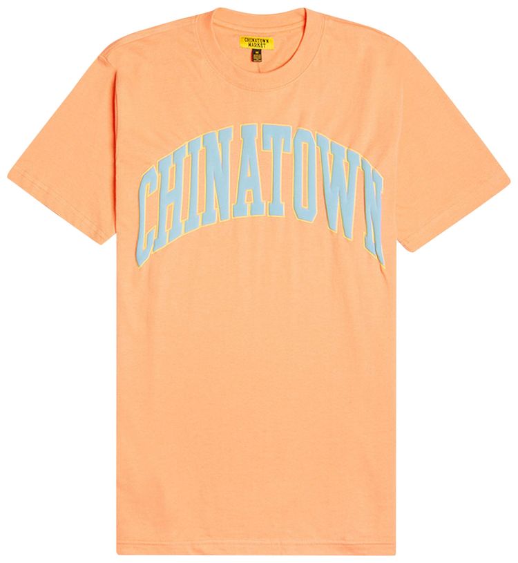 Chinatown Market Arch Logo T Shirt Salmon