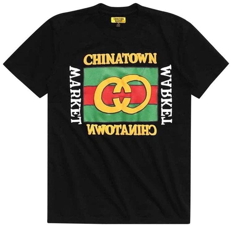 Chinatown Market Designer T Shirt Black