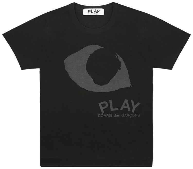 Comme des Garcons PLAY T Shirt Black