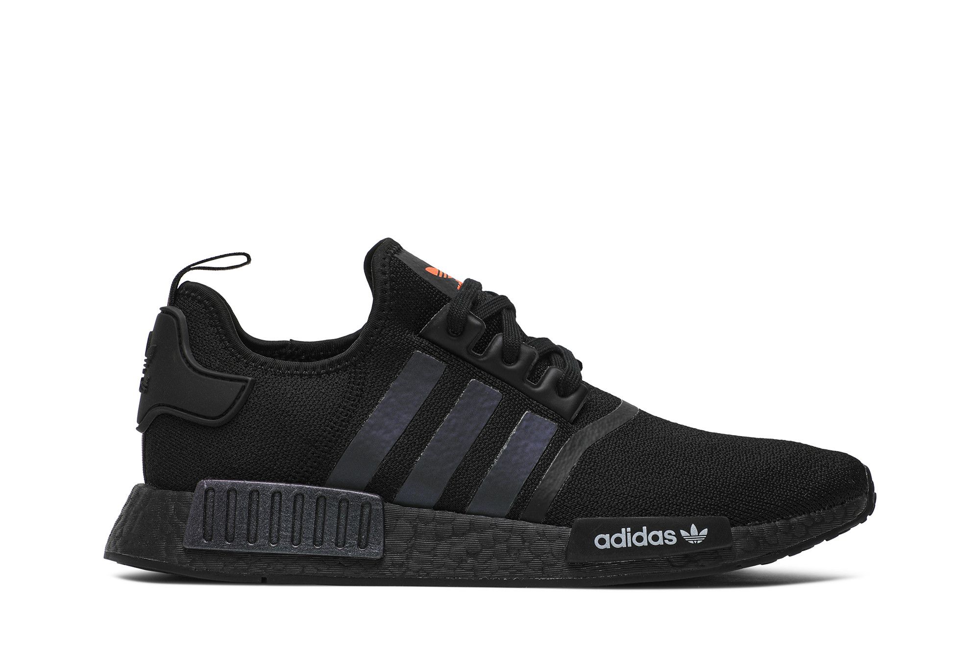 Nmd sales black reflective