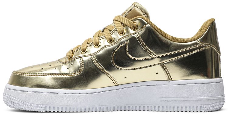 Nike Wmns Air Force 1 SP Liquid Metal   Gold