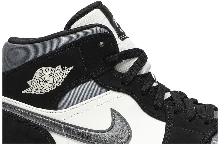 Air Jordan 1 Mid SE Satin Smoke Grey