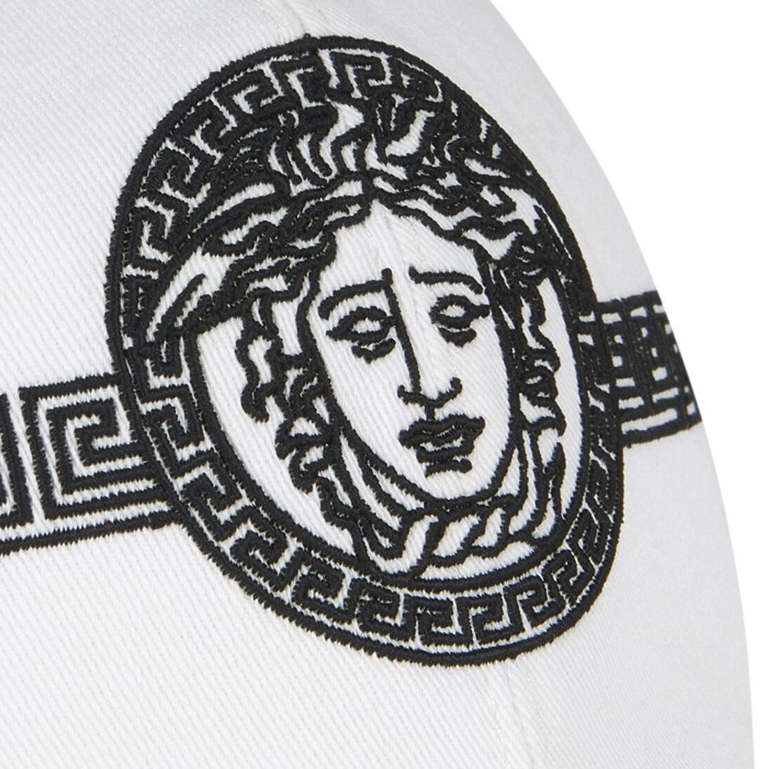 VERSACE ロコトライアンクルカッフタイファステントヒキニトッフ shirt with logo Versace - T - tulle logo-print T-shirt