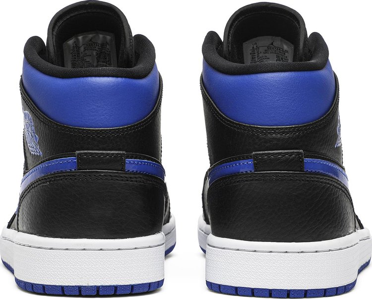 Air Jordan 1 Mid Black Hyper Royal