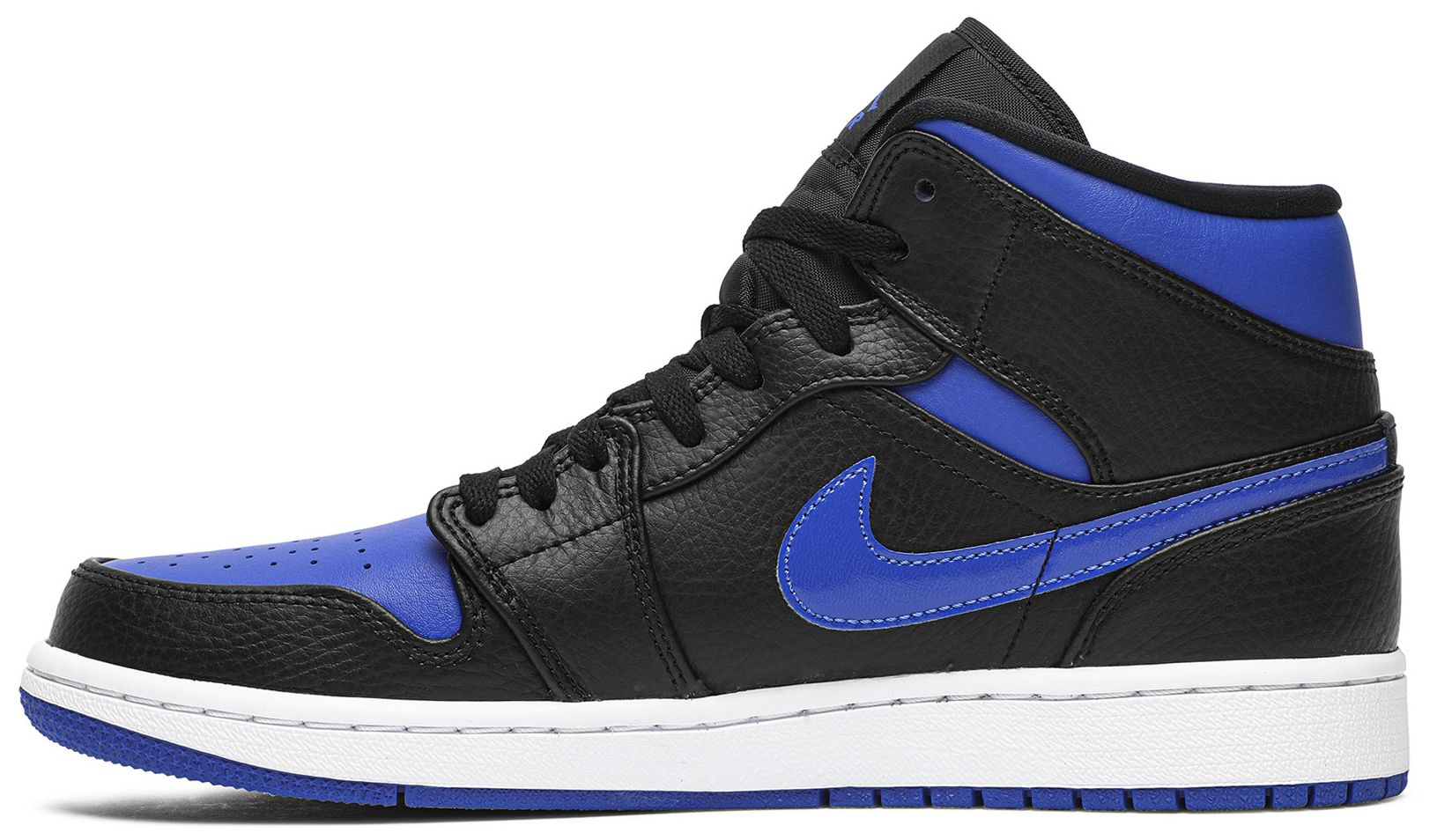 nike air jordan 1 mid royal black and blue