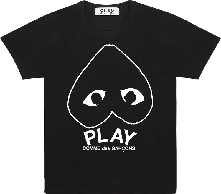 Buy Comme des Garçons PLAY Inverted Big Heart T-Shirt 'Black' - AZ T114 ...
