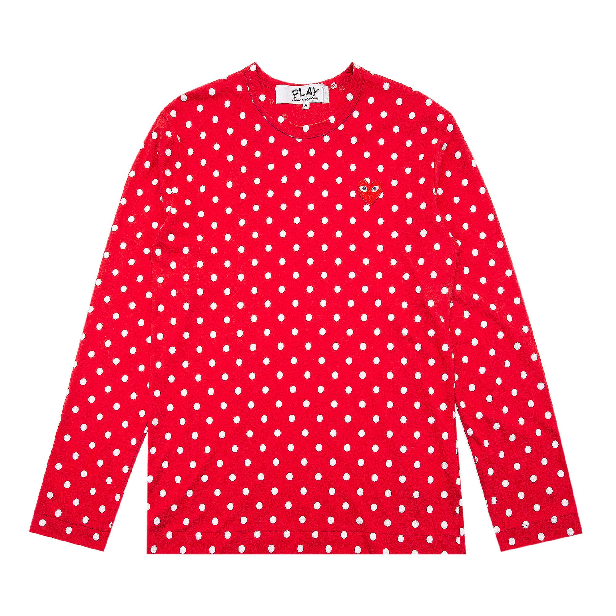 Polka dot cdg shirt shop