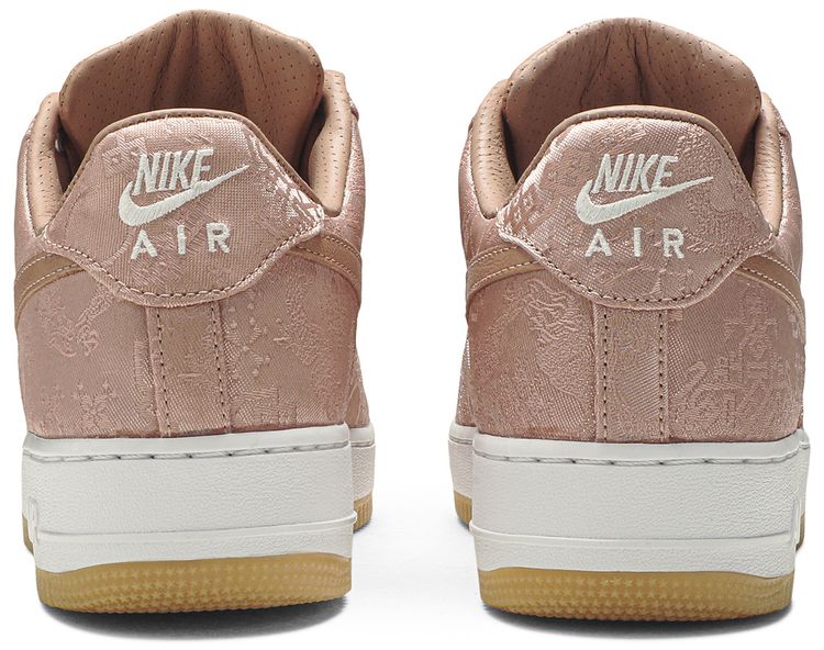 CLOT x Nike Air Force 1 Low Premium Rose Gold Silk