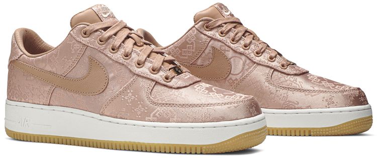 CLOT x Nike Air Force 1 Low Premium Rose Gold Silk
