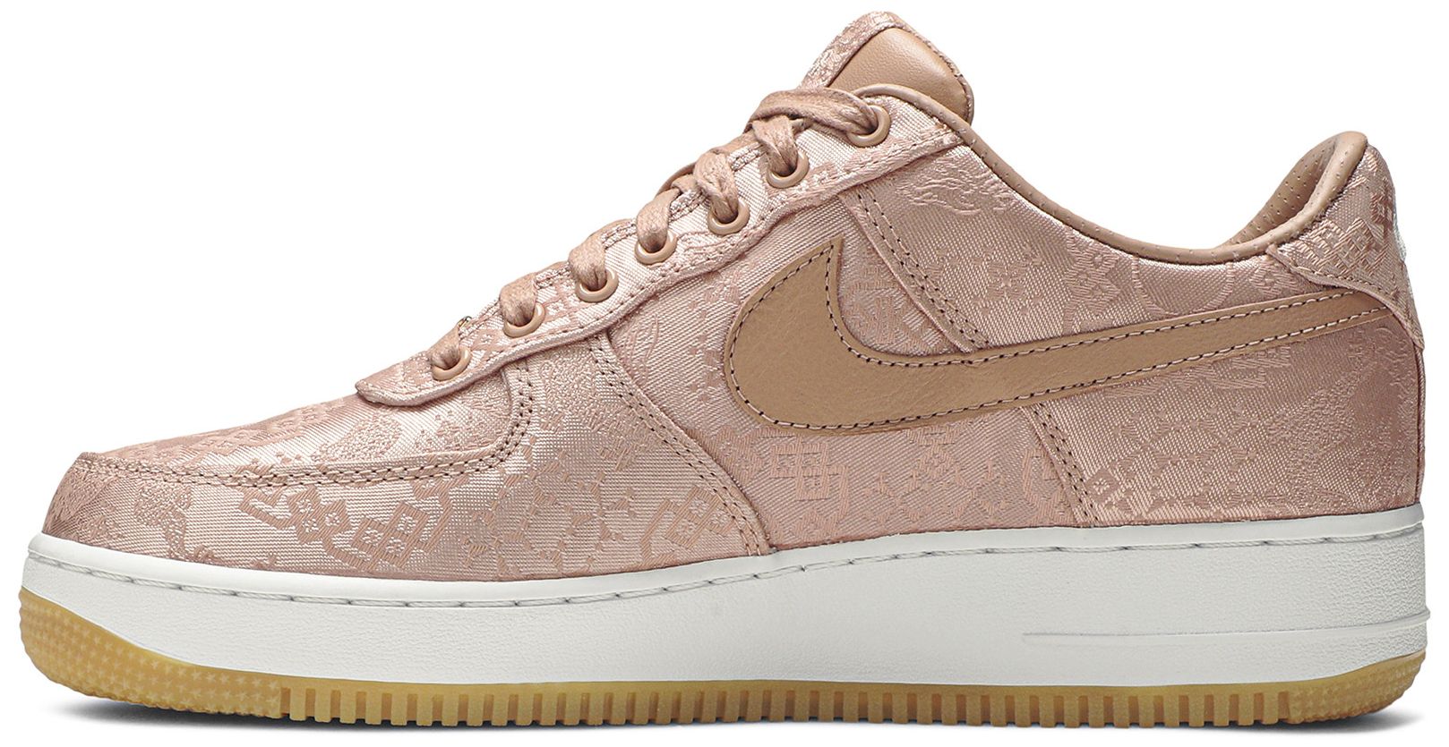 clot x air force 1 rose gold