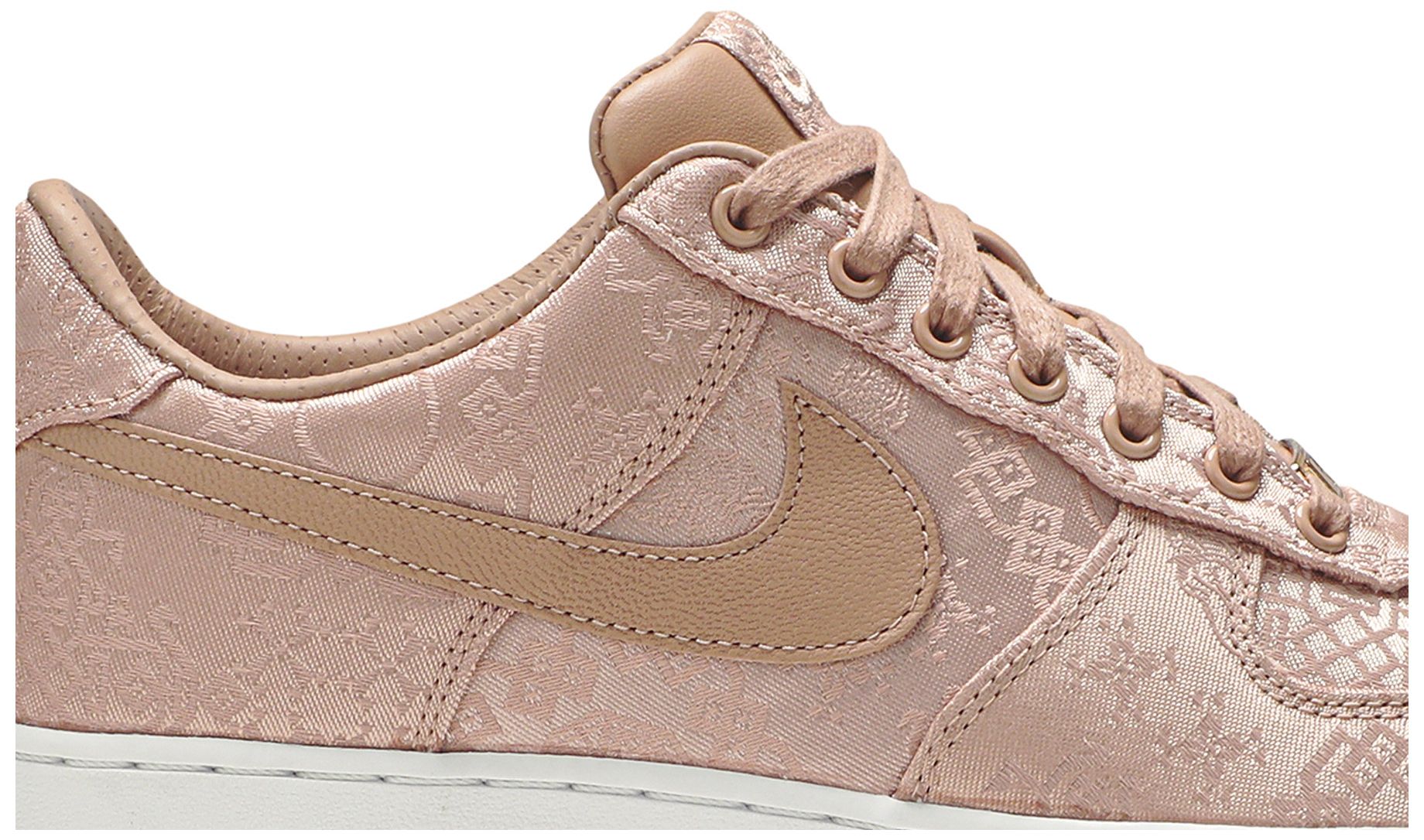 clot air force 1 rose gold ripped