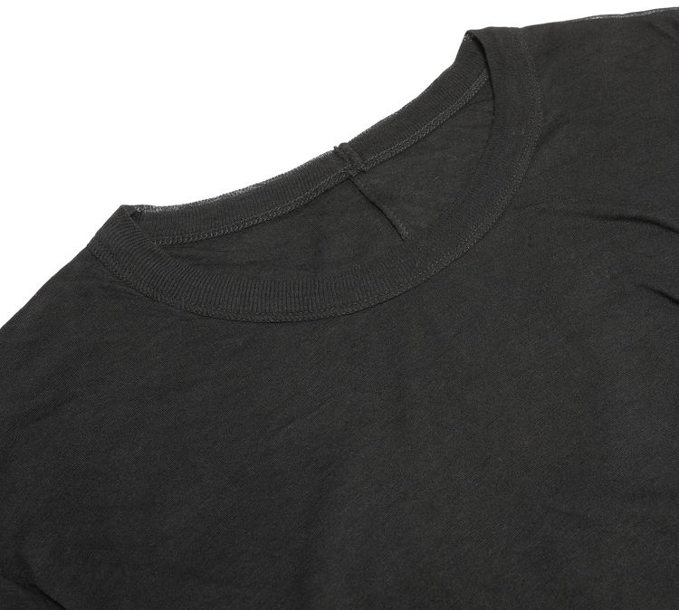 Rick Owens Double Layer Long Sleeve Shirt Black