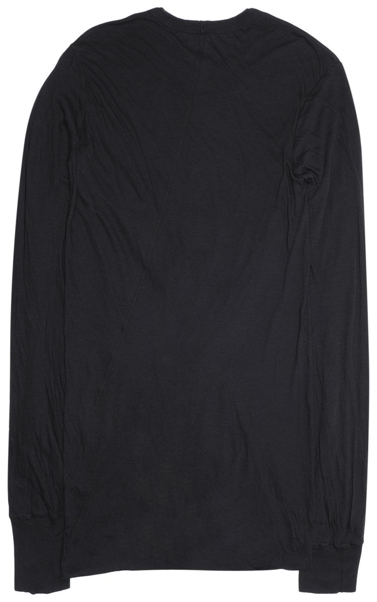 Rick Owens Double Layer Long Sleeve Shirt Black