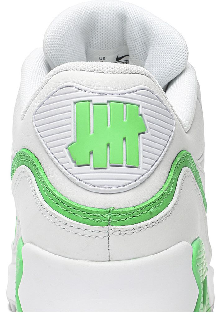 Undefeated x Nike Air Max 90 White Green Spark