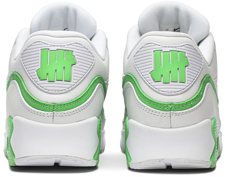 Undefeated x Nike Air Max 90 White Green Spark