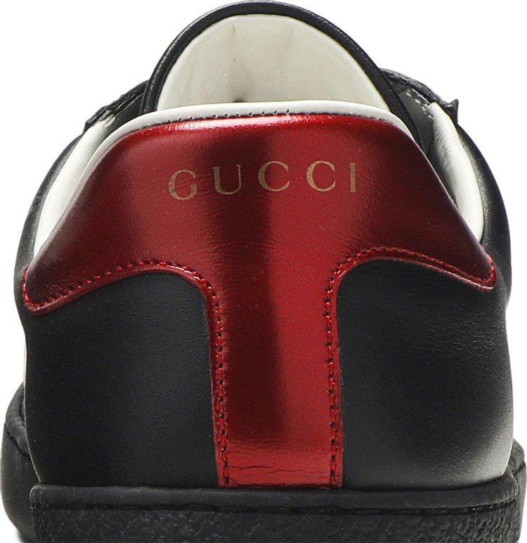 Gucci Ace Stripe Leather Black