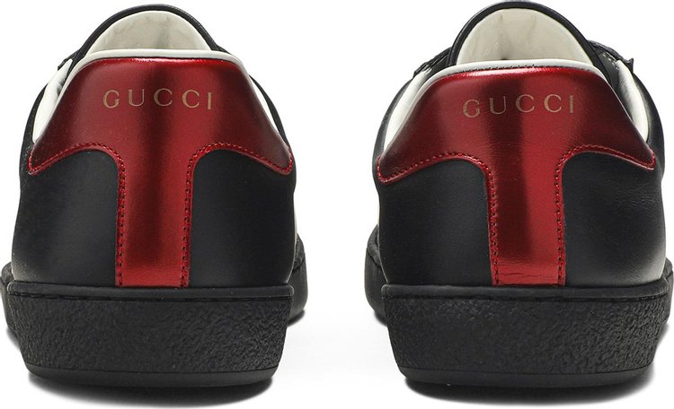 Gucci Ace Stripe Leather Black