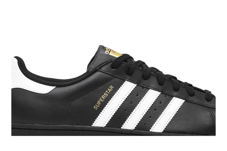 adidas Men's Superstar Foundation Shoes, Black White / 7.5 adidas Men's Superstar Foundation Shoes, Black White / 7.5