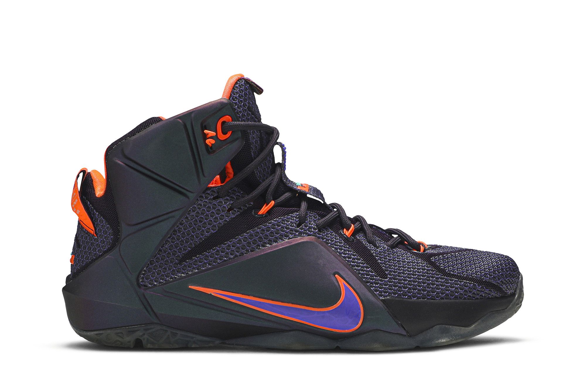 Lebron 12 purple and orange store