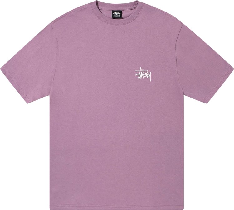 Buy Stussy Basic T-Shirt 'Orchid' - 1904762 ORCH | GOAT