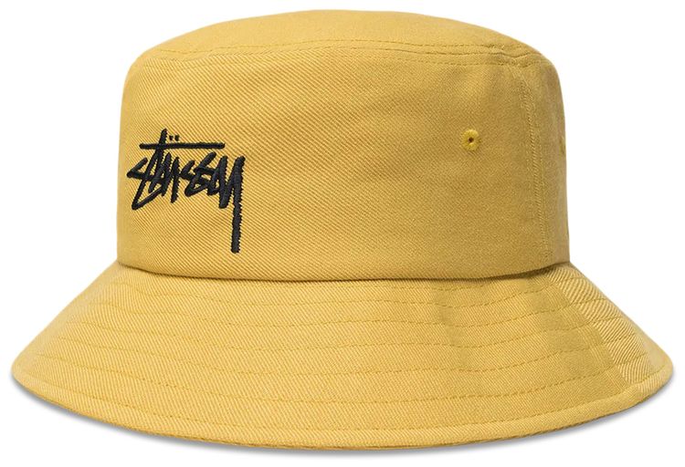 Buy Stussy Big Stock Bucket Hat 'Mustard' 1321129 MUST GOAT UK