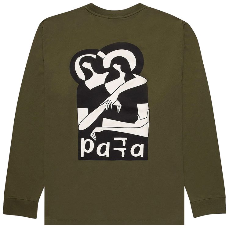 Parra Angelica Long Sleeve T Shirt Leaf