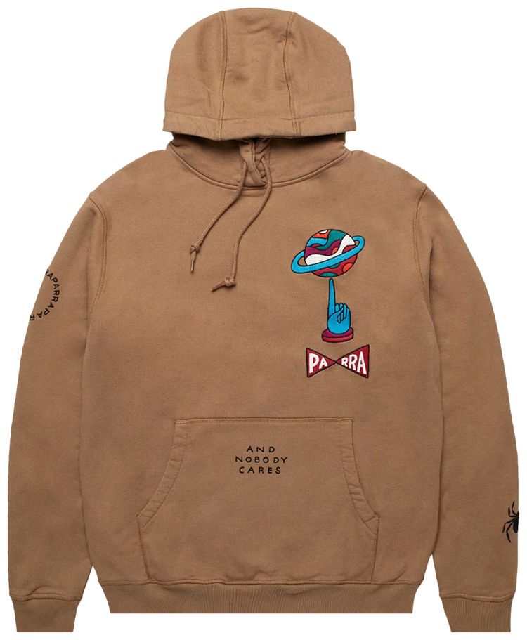 Parra World Balance Hooded Sweatshirt Camel