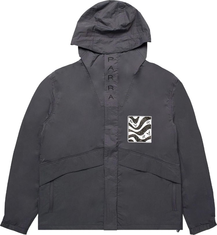 Parra Distorted Logo Jacket 'Stone Grey'