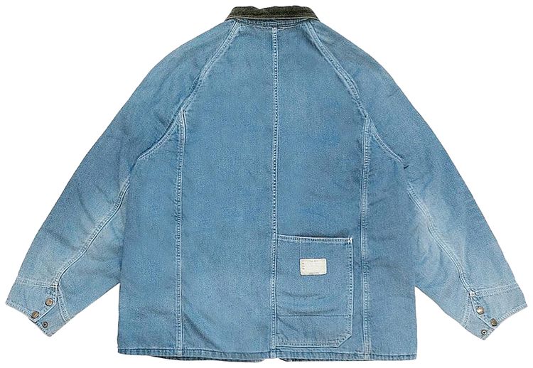 Kapital 8oz Denim Lining Cactus Coverall Processing Indigo Processing