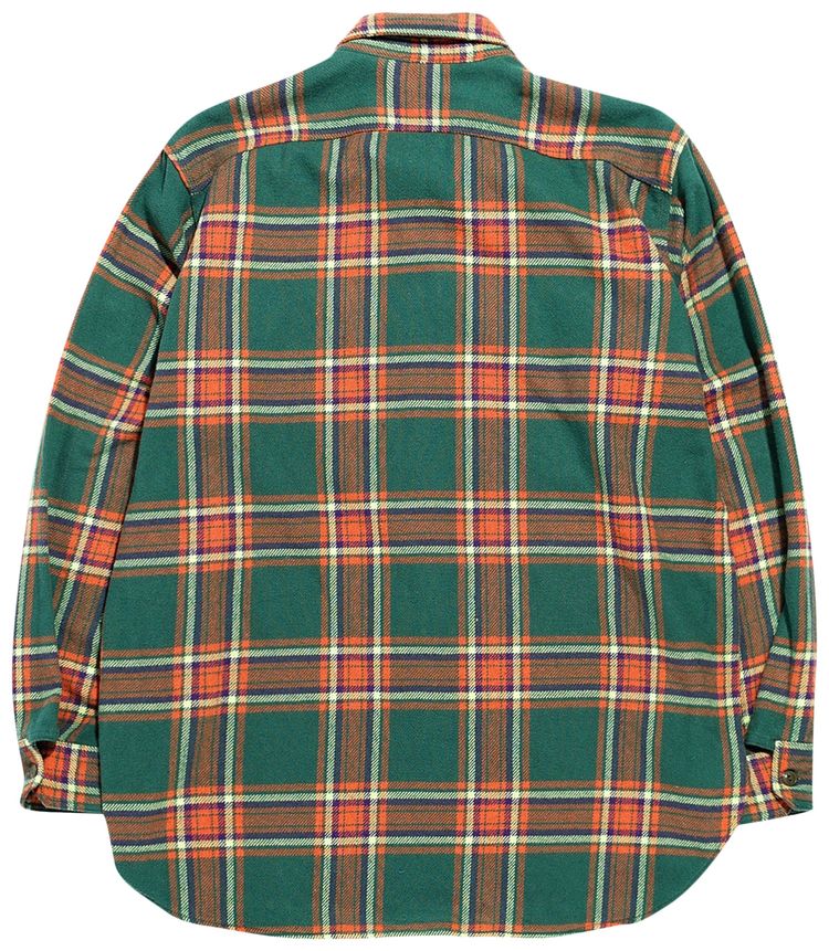 Engineered Garments Work Shirt GreenOrange