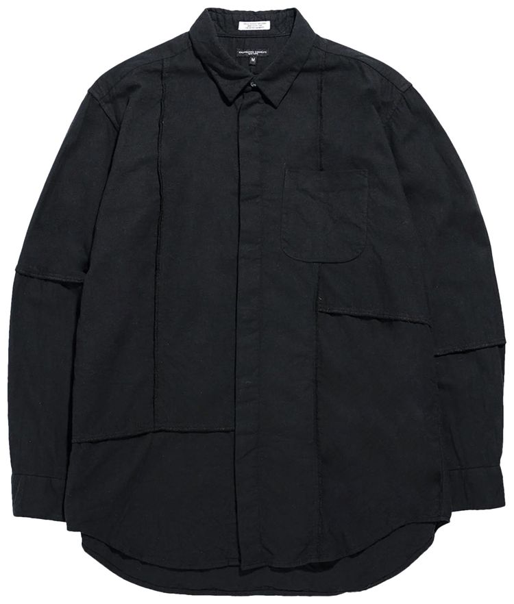 Engineered Garments Combo Short Collar Shirt Black
